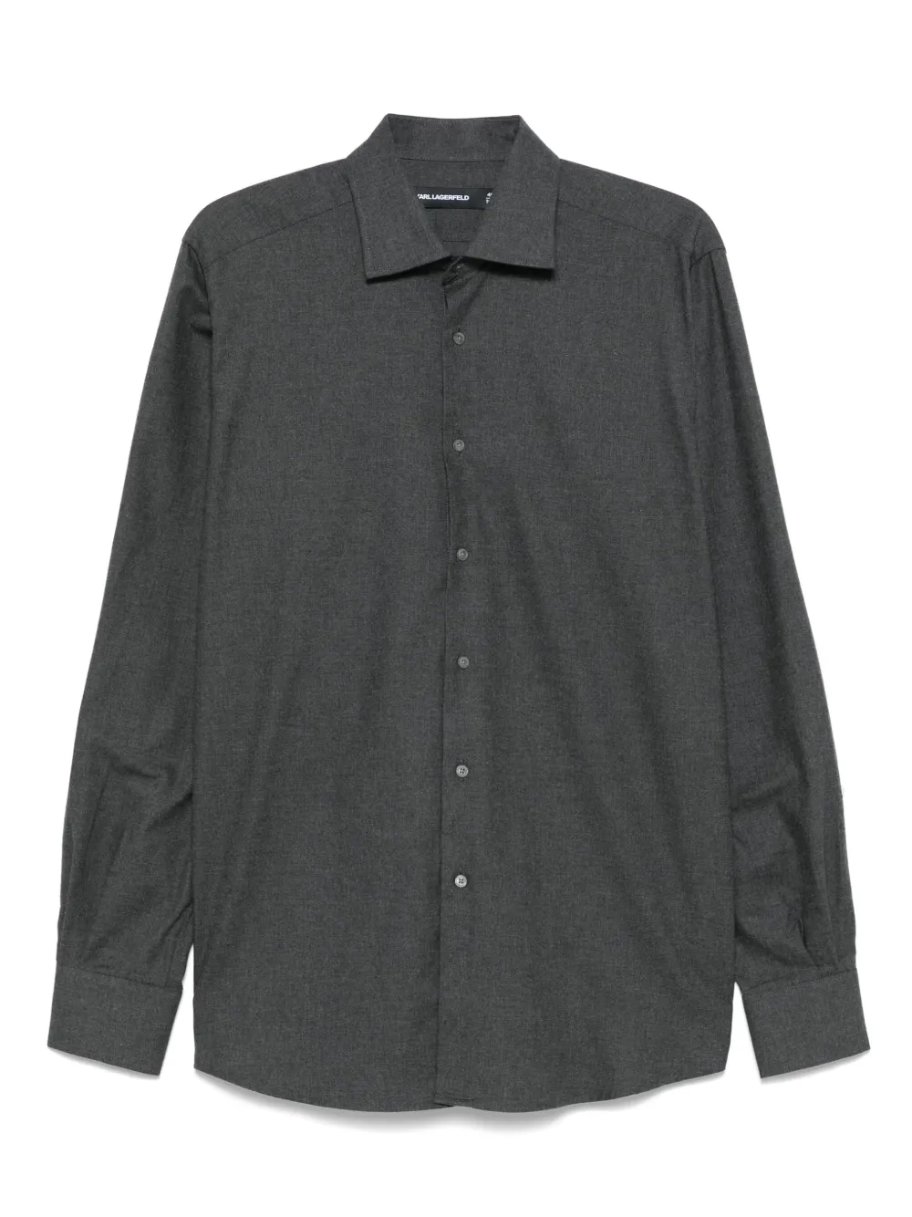 Karl Lagerfeld camisa de algodón | gris | Image 1