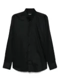 Karl Lagerfeld stand-up collar shirt - Black