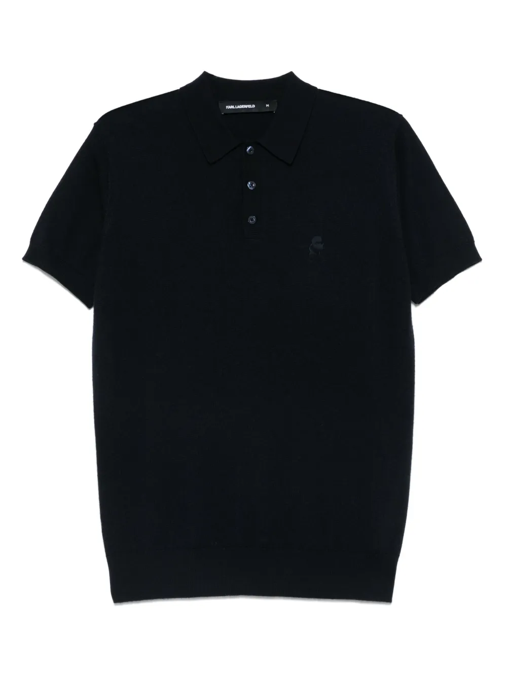 Karl Lagerfeld merino polo shirt | Blue | Image 1