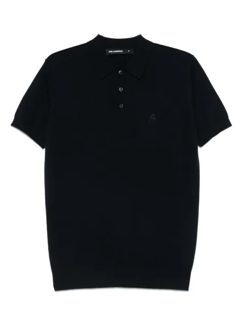 Karl Lagerfeld merino polo shirt 