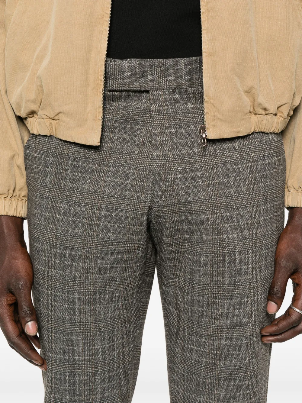 Karl Lagerfeld Geruite broek Grijs