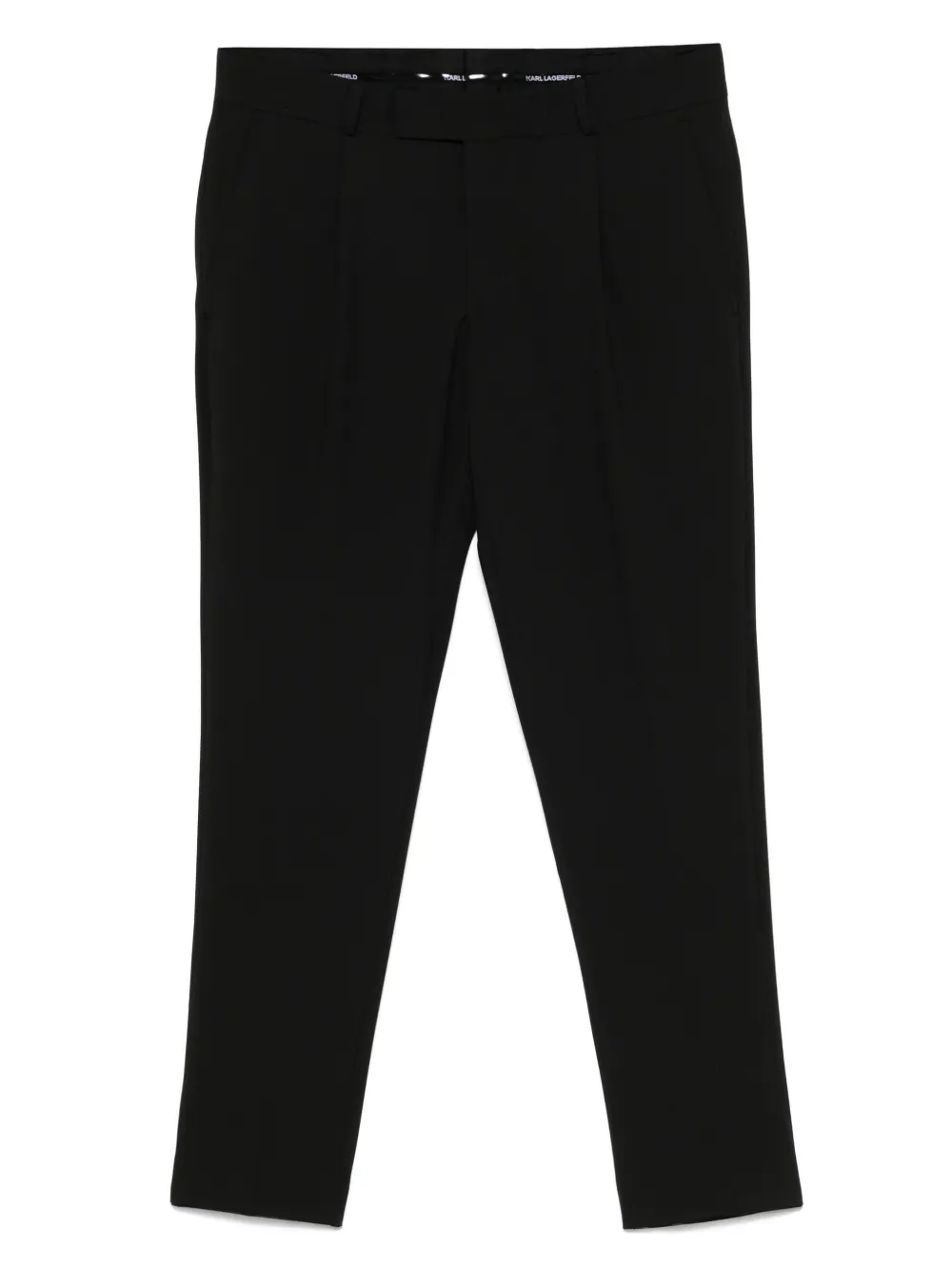 Karl Lagerfeld pleat-detail trousers Zwart
