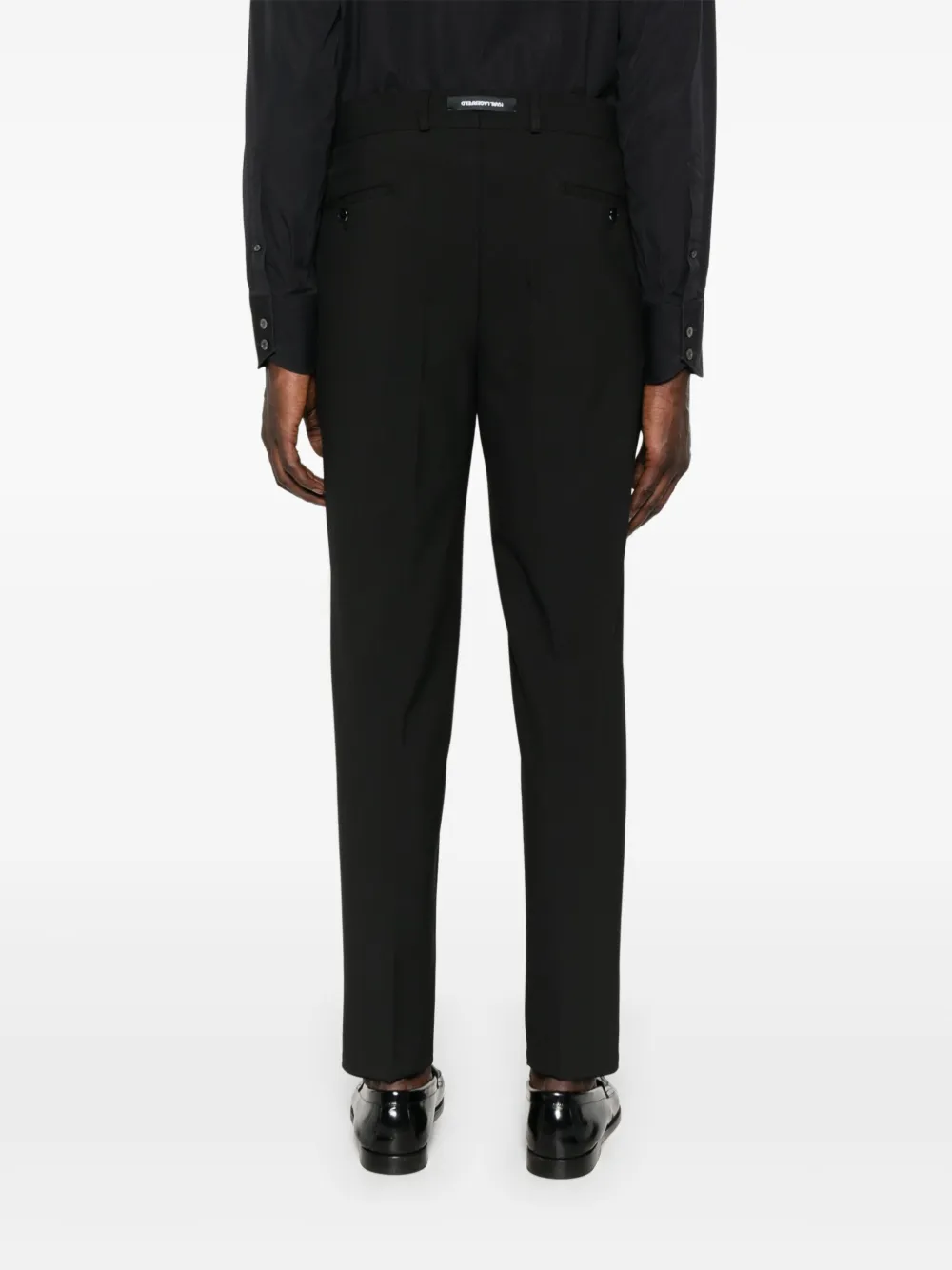 Karl Lagerfeld pleat-detail trousers Zwart