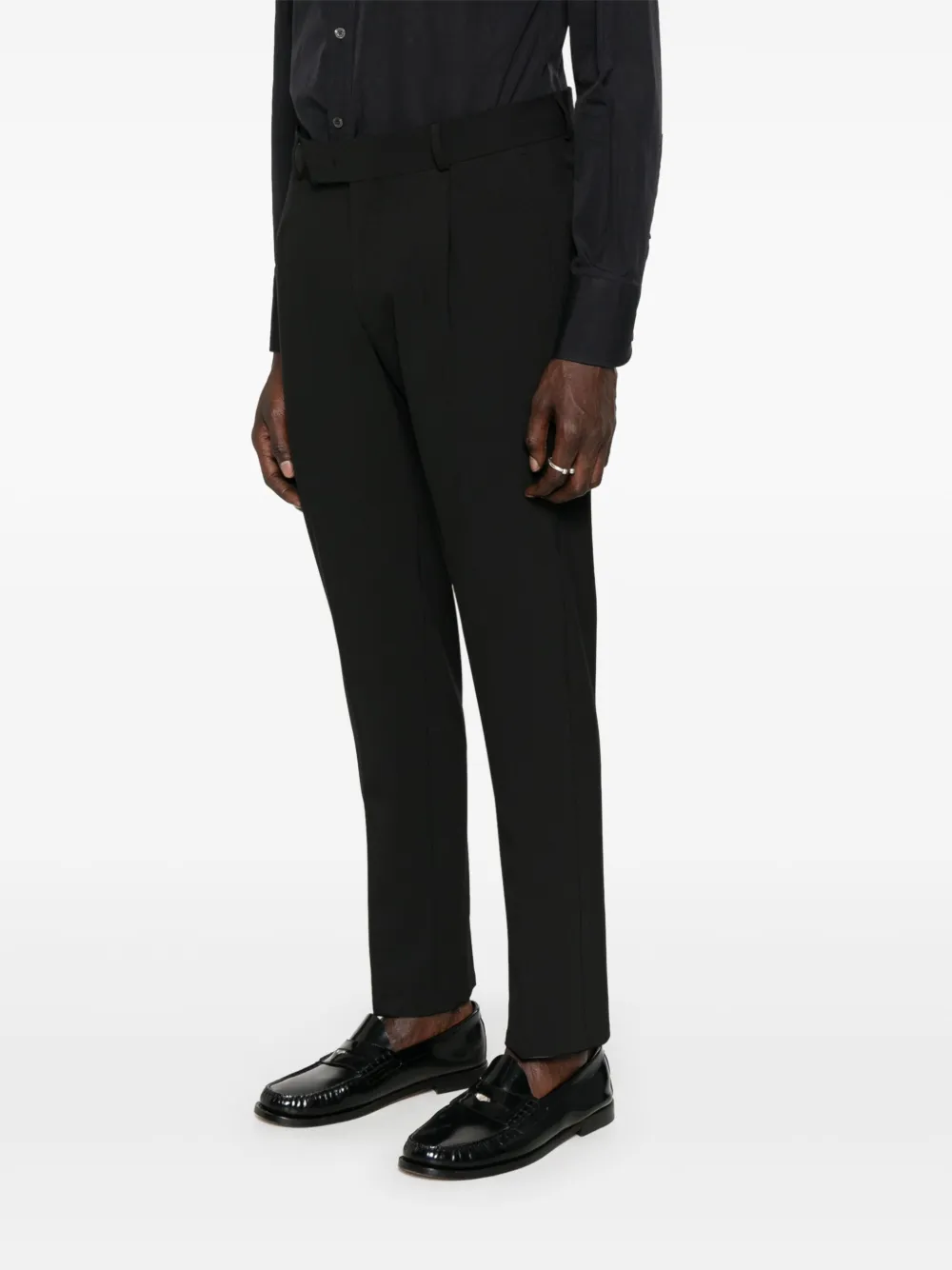 Karl Lagerfeld pleat-detail trousers Zwart