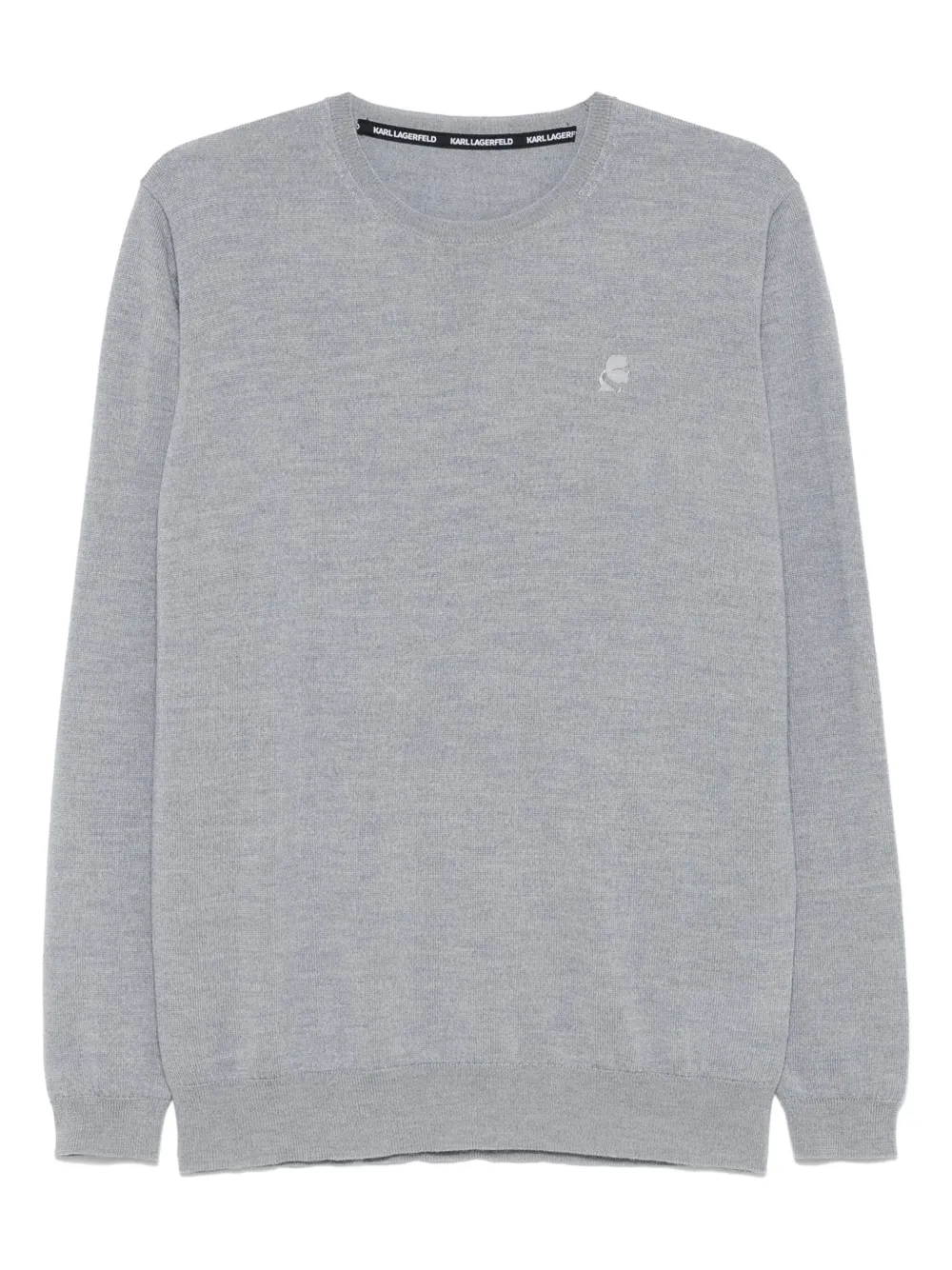 Karl Lagerfeld merino sweater | Grey | Image 1