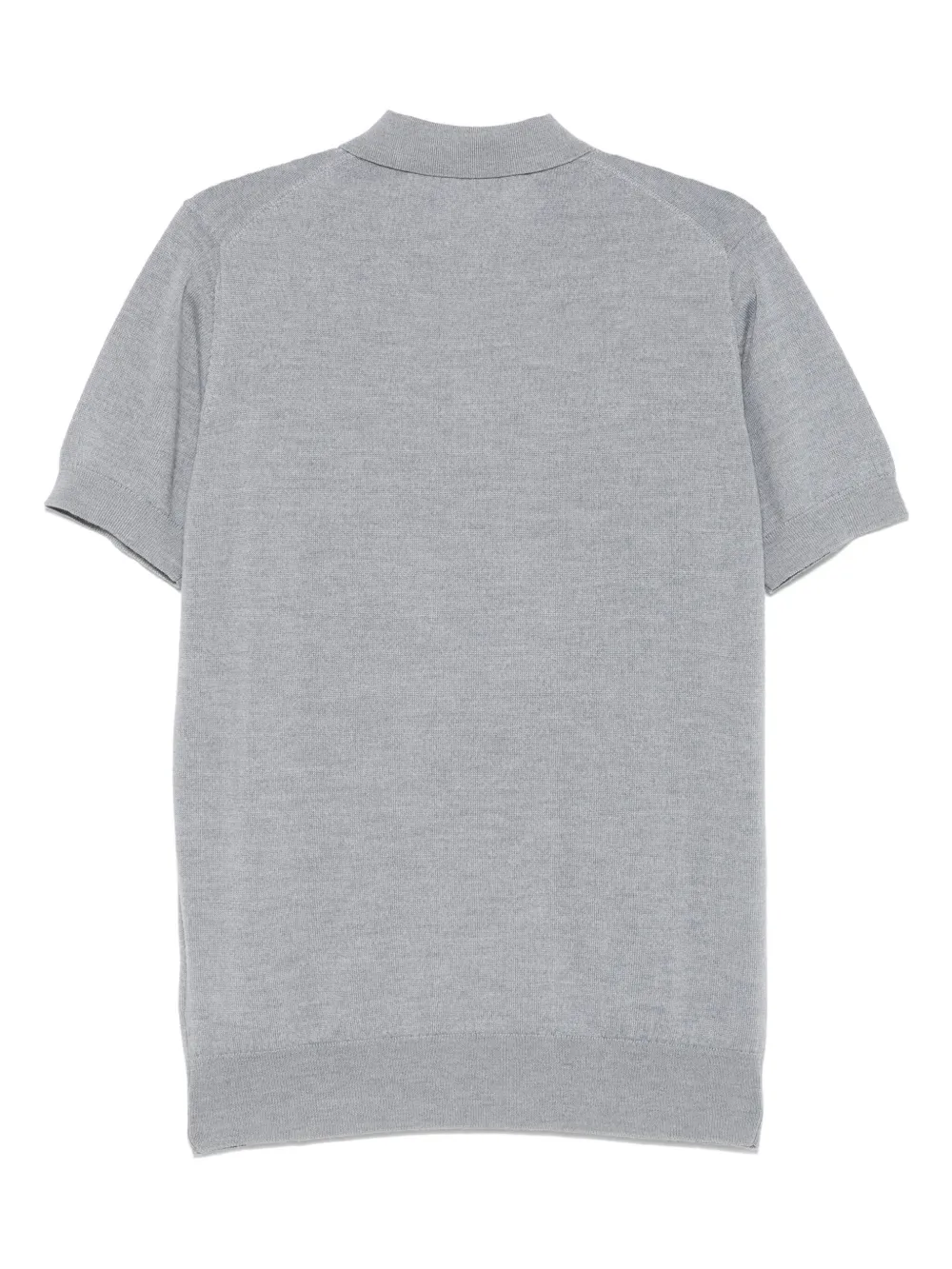Karl Lagerfeld merino polo shirt - Grijs