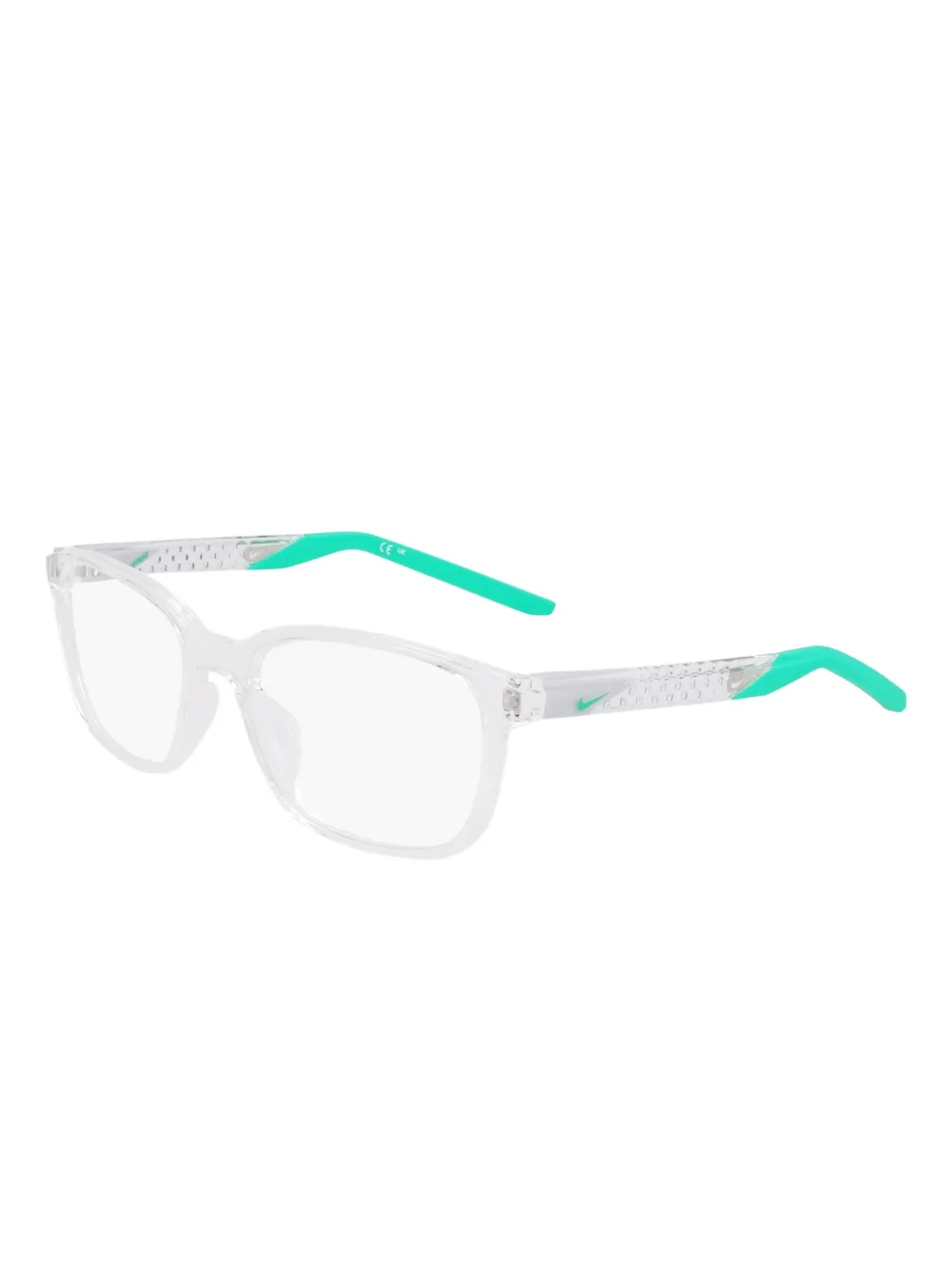 Nike Bril met rechthoekig montuur Wit