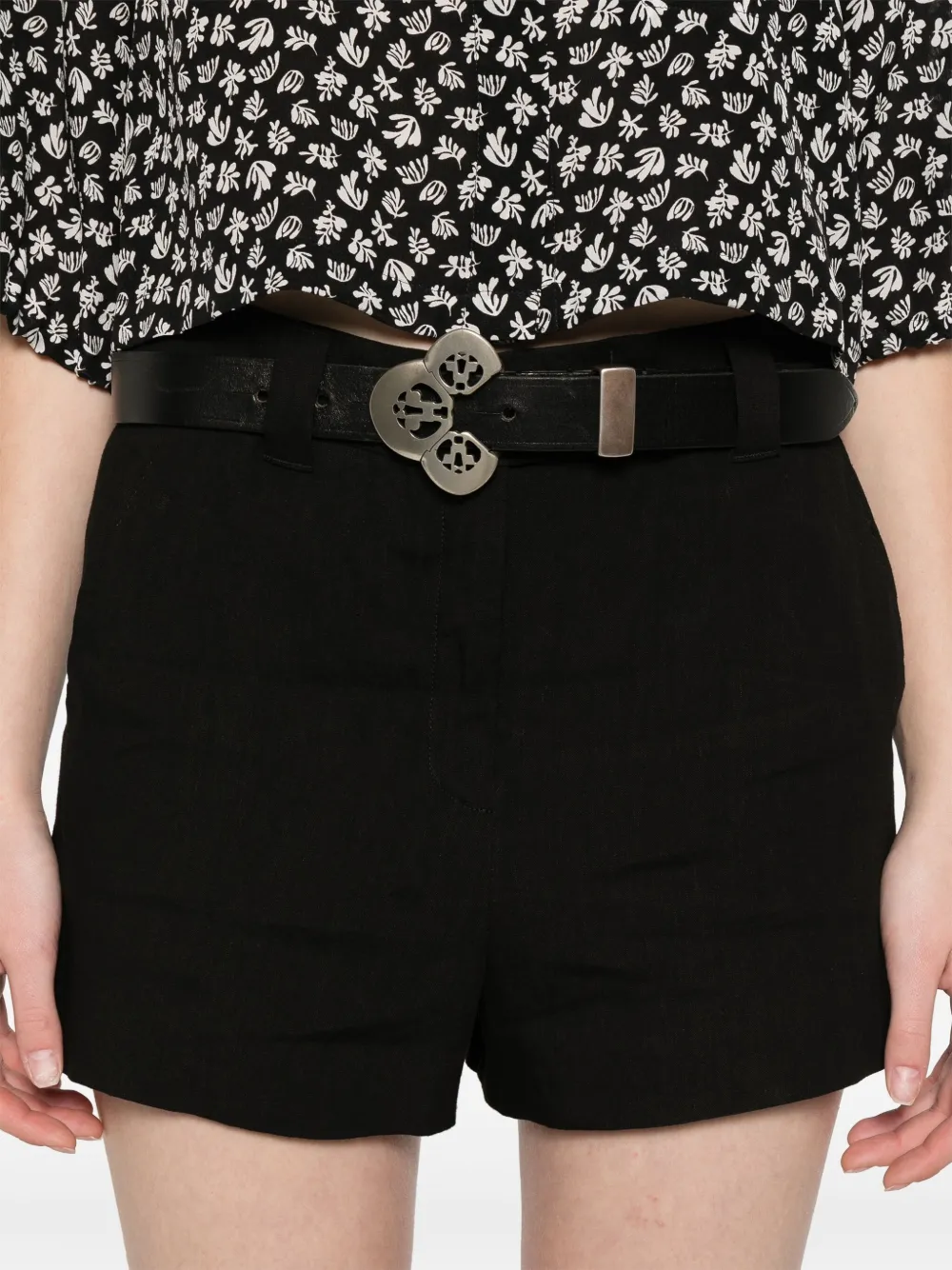 Shop Marella Incluse Shorts In Black