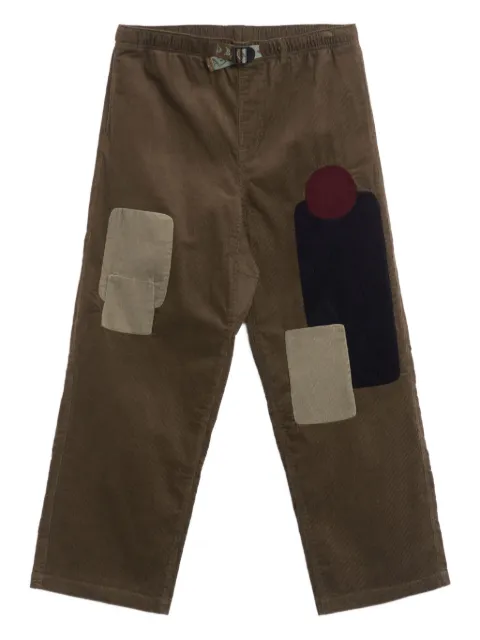Brain Dead patch-detail cotton trousers