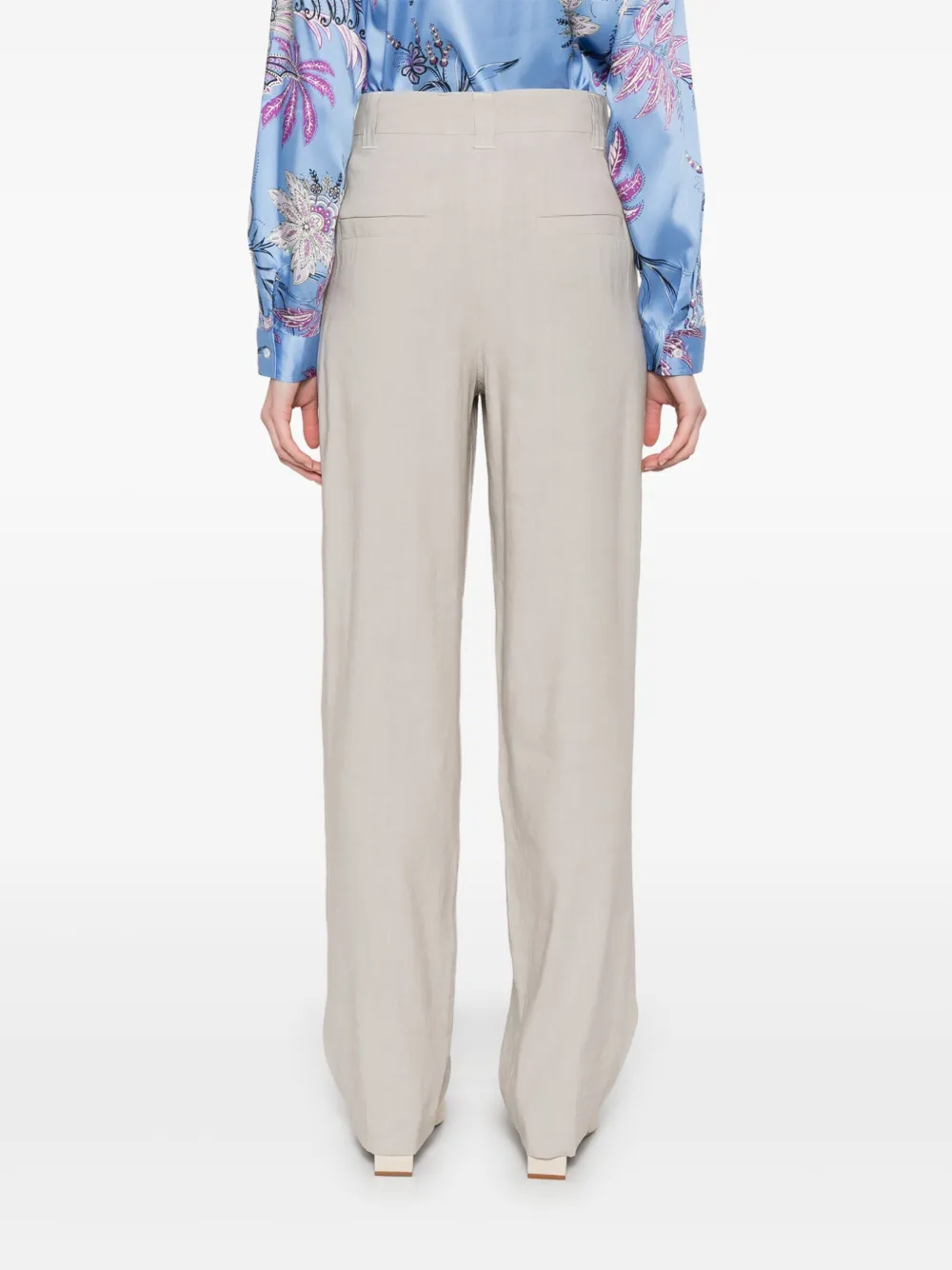 Shop Marella Portray Trousers In Grey