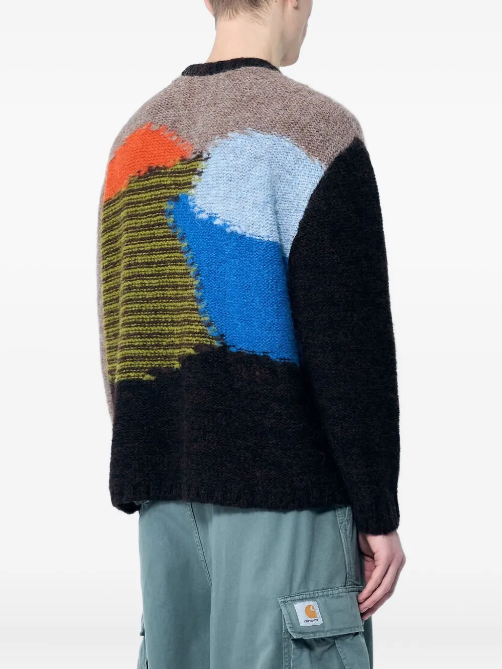 Brain Dead Alpaca Wool-blend Jumper In Brown