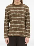 Brain Dead cotton textured sweatshirt - Brown