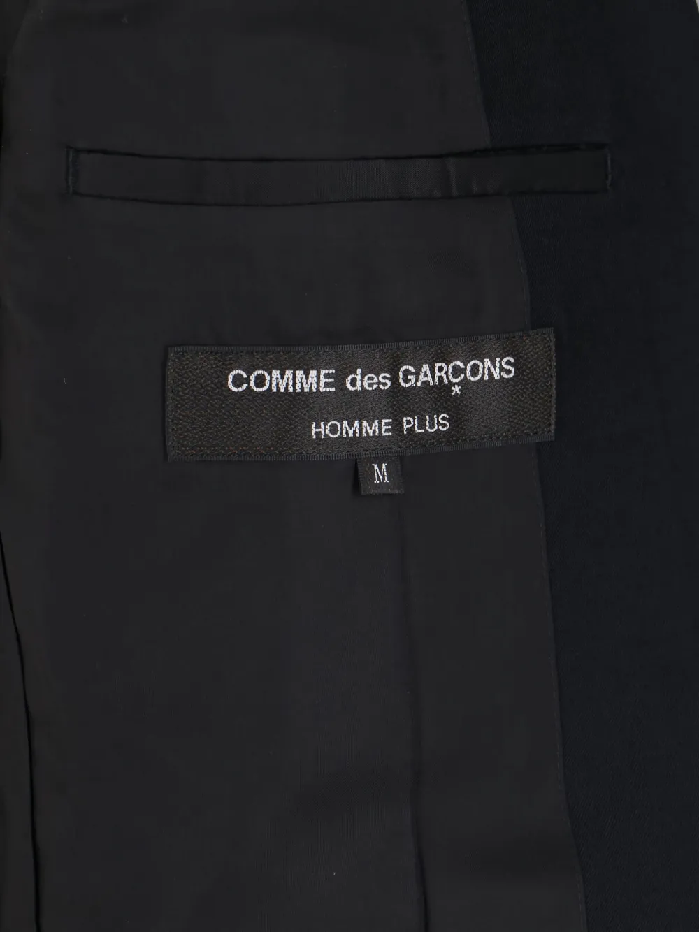 Comme des Garçons Homme Plus Wollen blazer Zwart