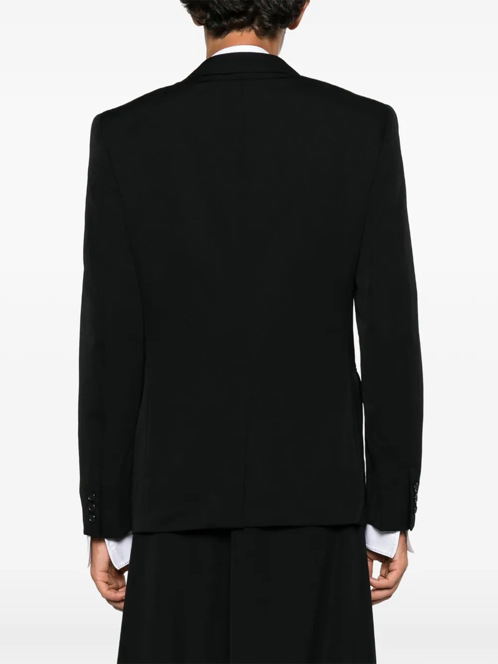 Comme des Garçons Homme Plus Wollen blazer Zwart