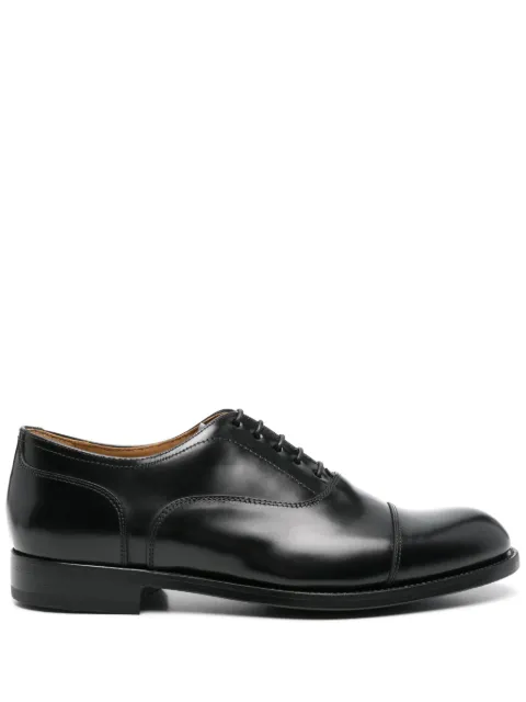 Green George leather Derby shoes