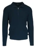 Zegna half-zip sweater - Blue