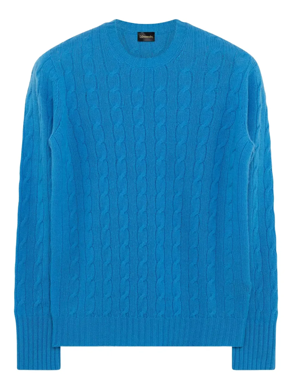 Drumohr cable-knit sweater Blauw