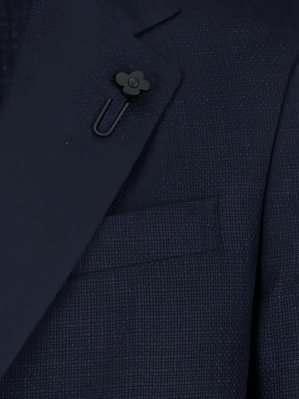 Lardini Blazer met enkele rij knopen Blauw