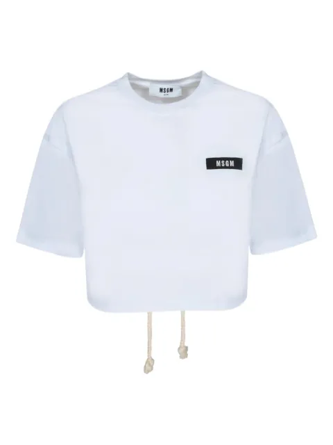MSGM cropped T-shirt