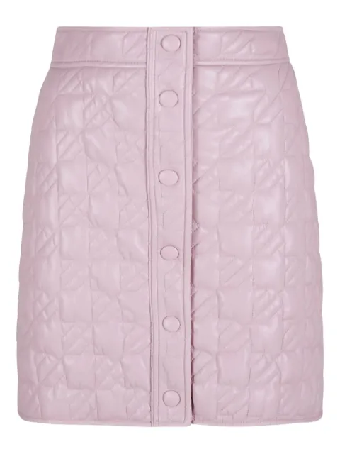 MSGM quilted mini skirt