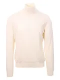 Gran Sasso turtleneck wool sweater - White