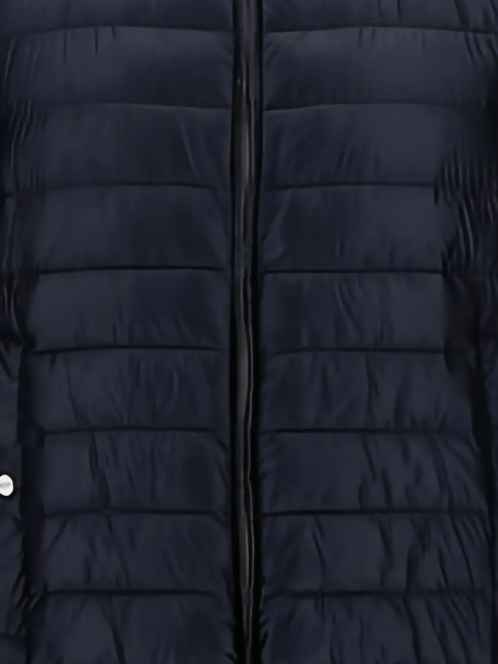 Herno Quilted Band-collar Bomber Jacket In Black