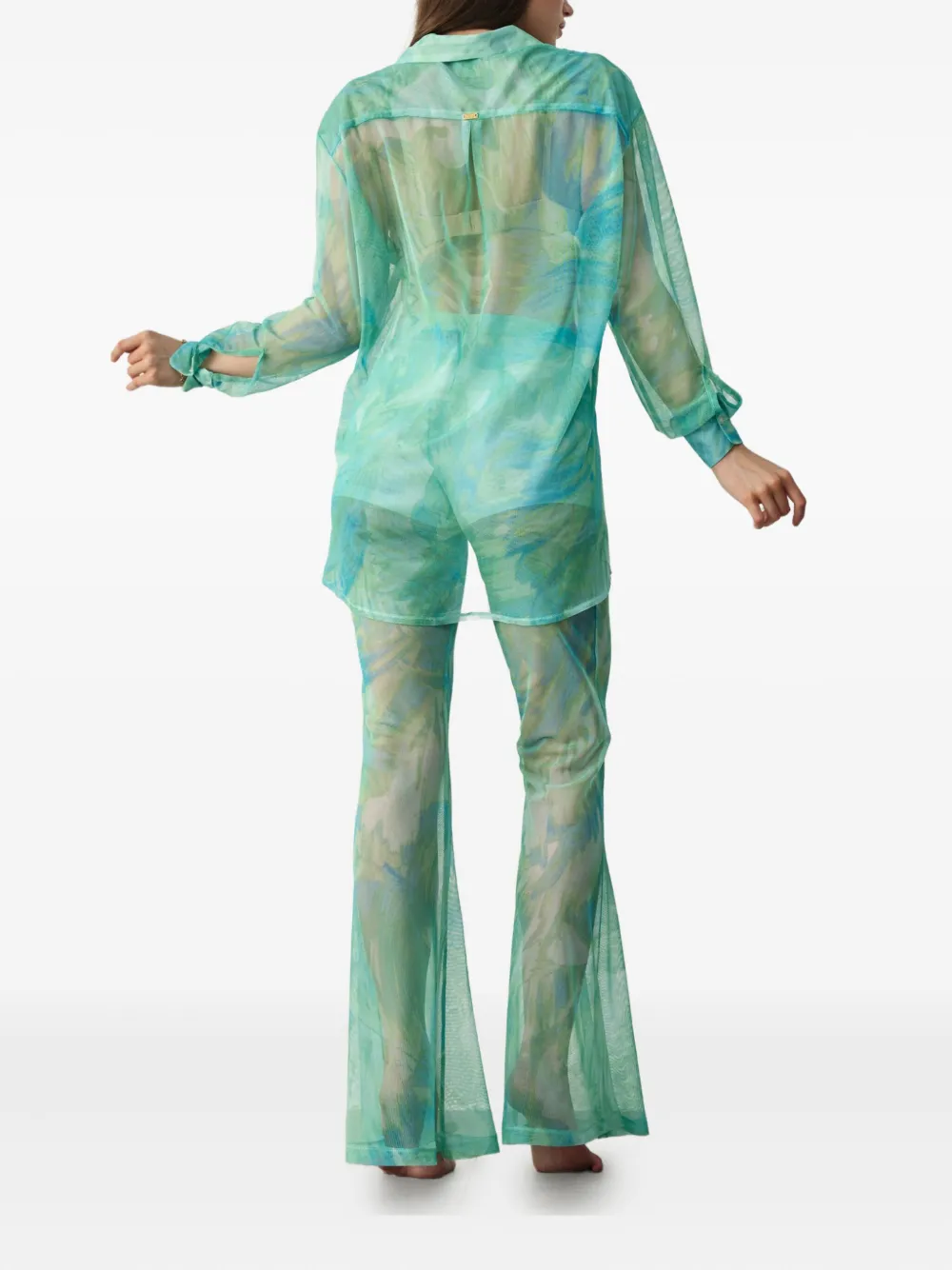 PHO FIRENZE printed shirt - Blauw