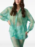 PHO FIRENZE printed shirt - Blue