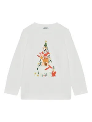 Marc Jacobs Kids トロンプルイユ ロングTシャツ | ホワイト | FARFETCH JP