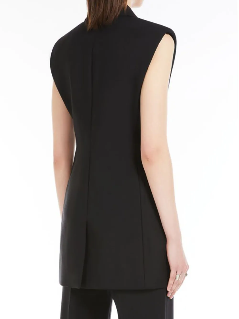 Sportmax Blazer van scheerwol Zwart