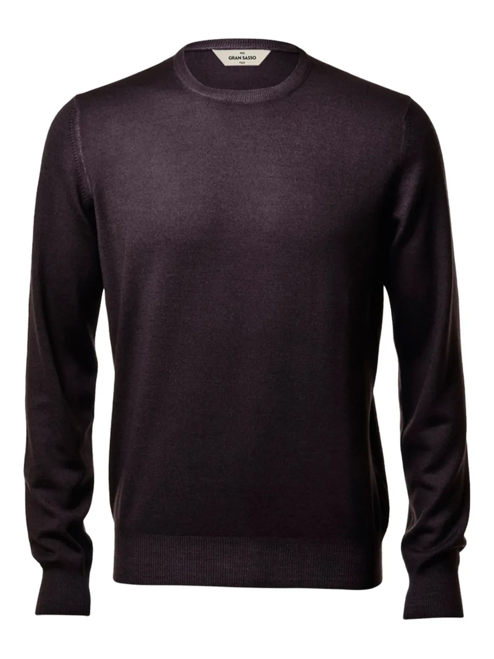 round-neck wool sweater