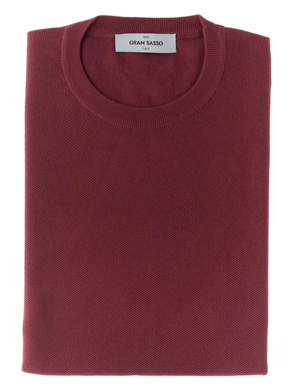cotton crew-neck sweater