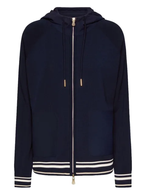 ELENA MIRO` hooded cardigan