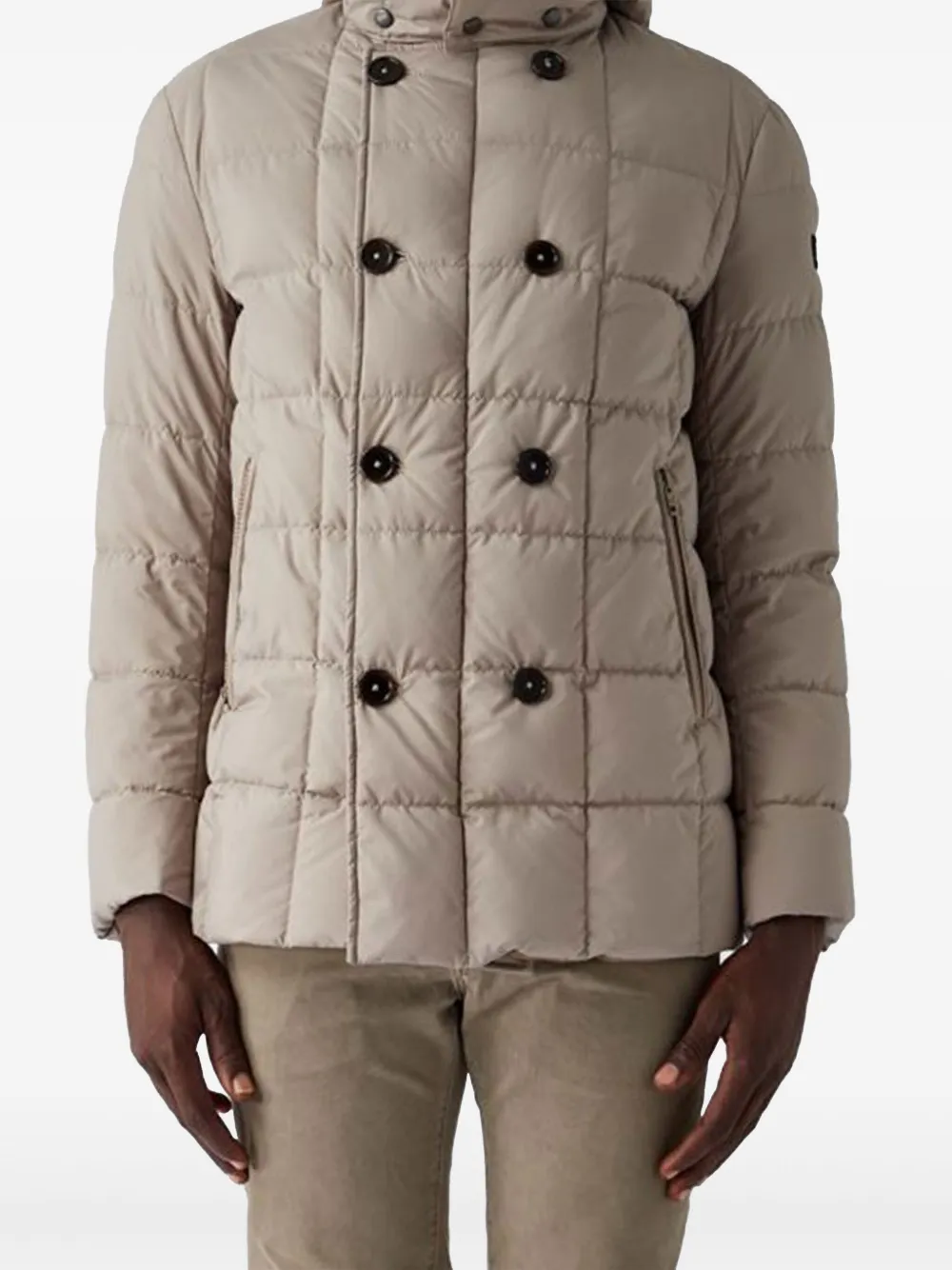 Fay Gewatteerd jack met rits Beige