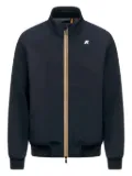 K-Way logo-patch jacket - Blue