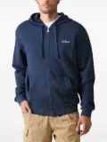 MC2 Saint Barth logo-embroidered cardigan - Blue