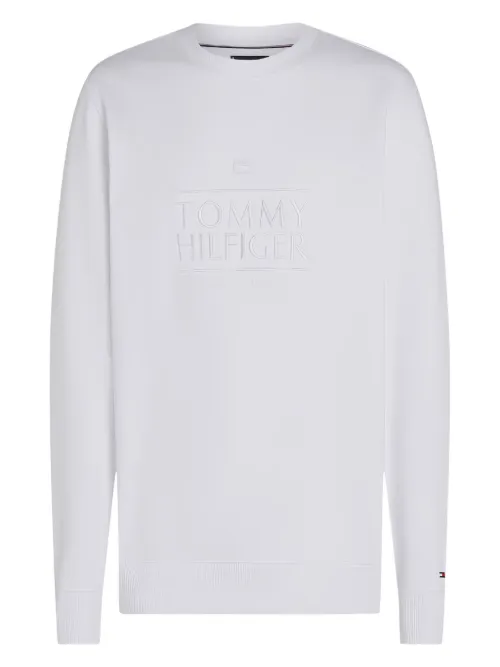 Sweat à logo brodé - Tommy Hilfiger - Modalova