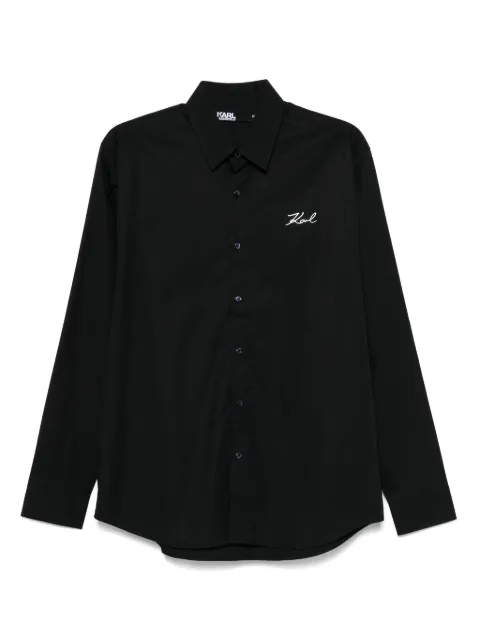 Karl Lagerfeld camisa con logo estampado