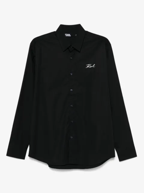 Karl Lagerfeld Hemd mit Logo-Print