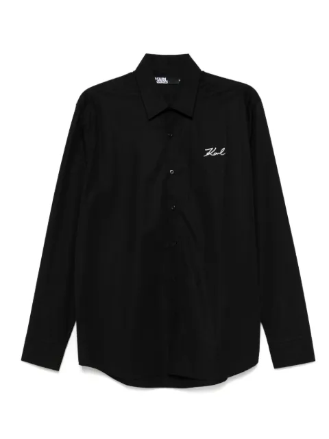 Karl Lagerfeld logo-print shirt