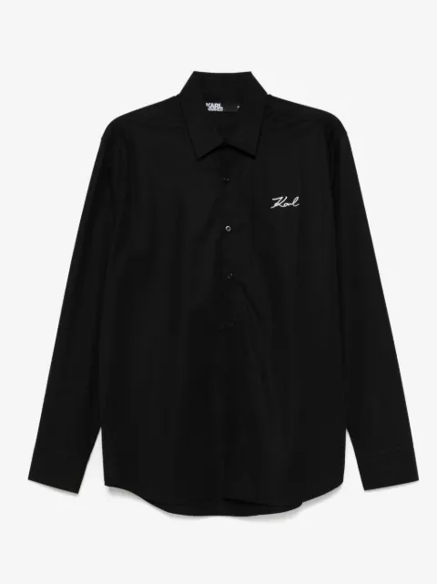 Karl Lagerfeld camisa con logo estampado