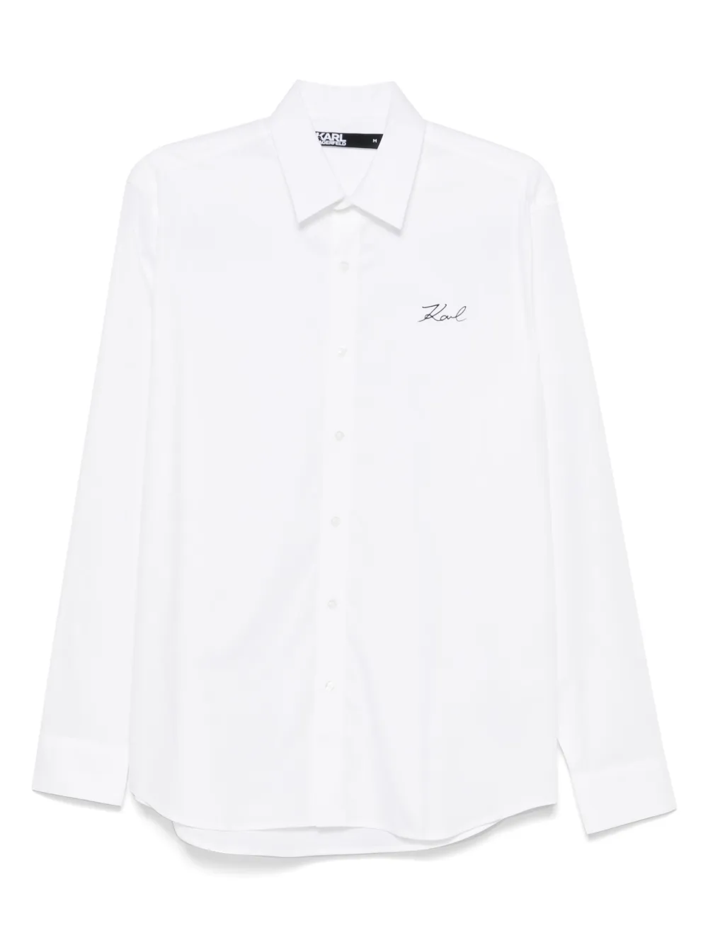 logo-print shirt