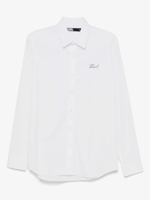 Karl Lagerfeld logo-print shirt