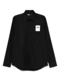 Karl Lagerfeld logo-patch shirt - Black
