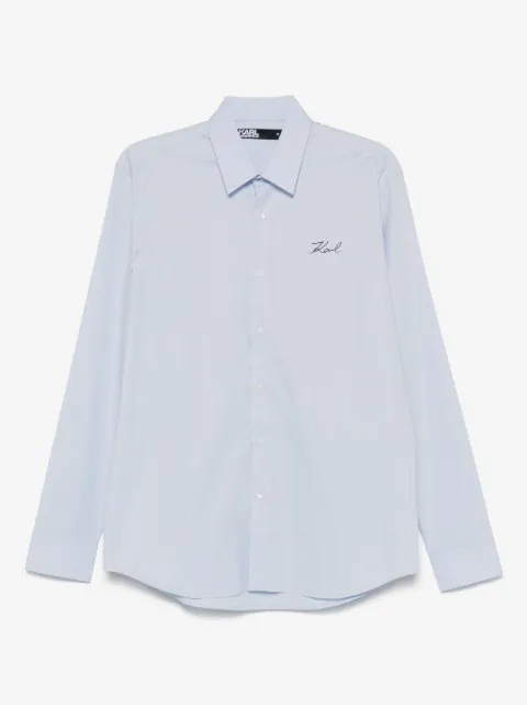 Karl Lagerfeld logo-print shirt