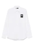 Karl Lagerfeld logo-patch shirt - White