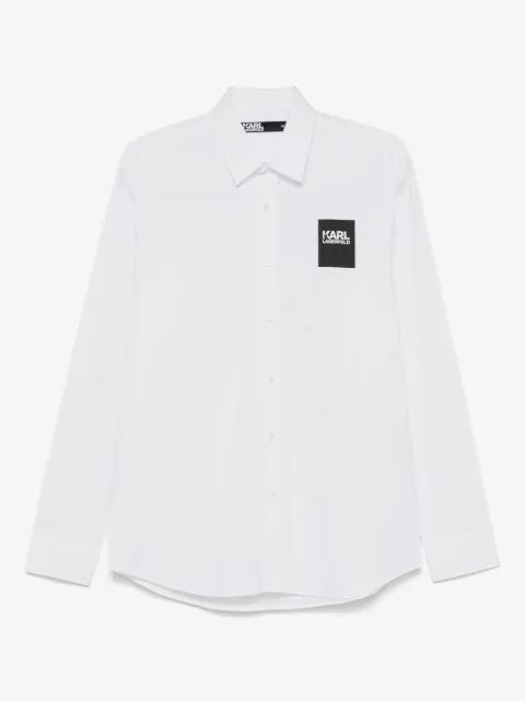 Karl Lagerfeld camisa con parche del logo
