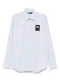 Karl Lagerfeld logo-patch shirt - Blue