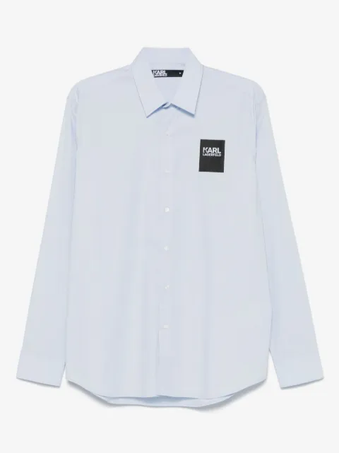 Karl Lagerfeld camisa con parche del logo