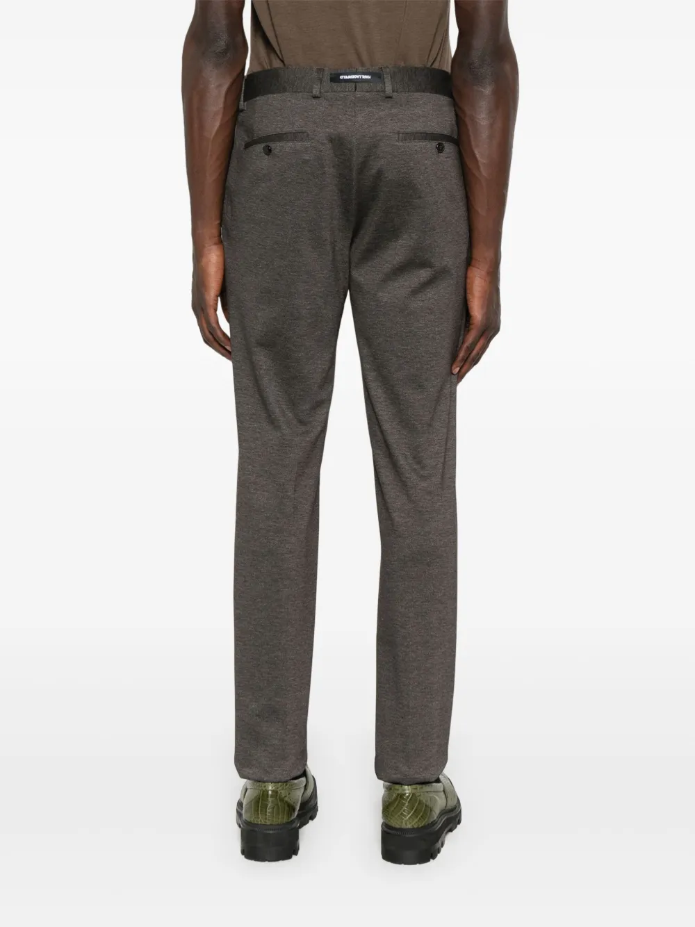 Karl Lagerfeld Broek met logopatch Bruin